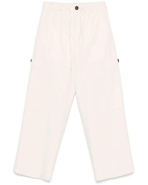 Rohe Straight Trousers - Blanco