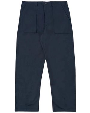 Universal Works Straight Trousers - Blue