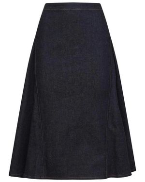 Jacquemus Lavoir De-Nîmes Denim Rok - Blauw