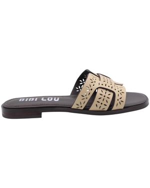 Bibi Lou Schoenen ,Stijlvolle Muiltjes Voor Vrouwen - Bruin