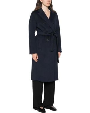 Marella Belted Coats - Bleu