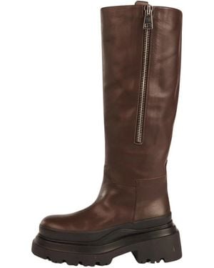 Plan C High Boots - Marrone