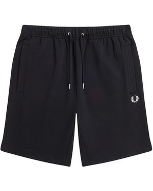 Fred Perry Fitness ,Zwart ,Training Shorts