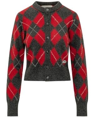 Ami Paris Cardigans - Rosso