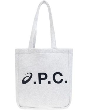 A.P.C. Tote Bags - Blanco