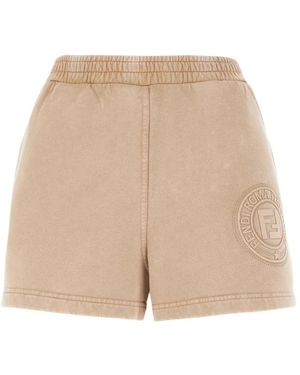 Fendi Short Shorts - Natural