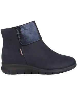 Mephisto Ergonomischer Warmgefütterter Breiter Stiefel - Blau