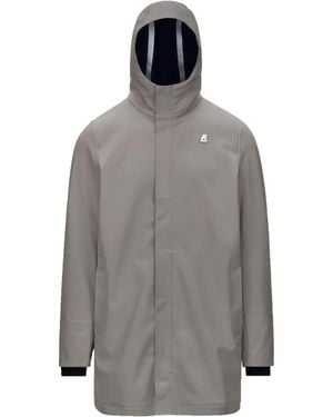 K-Way Jassen ,Grijs ,Polyester Marlyn Bonded Jacket