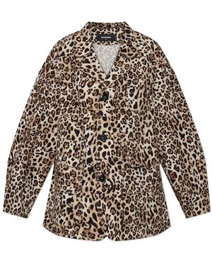 DSquared² Jas Met Dierenprint - Naturel