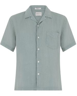 GANT Short Sleeve Shirts - Blue