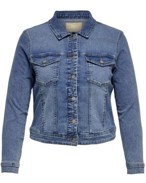 Only Carmakoma Denim Jackets - Azul