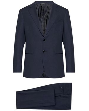 Giorgio Armani Single Breasted Suits - Blue