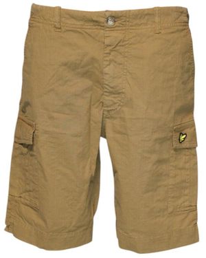Lyle & Scott Korte Broeken ,Katoen Cargo Bermuda Shorts - Groen