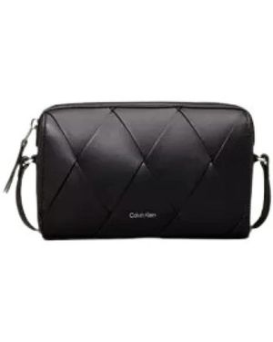 Calvin Klein Woven Camera Bag - Zwart