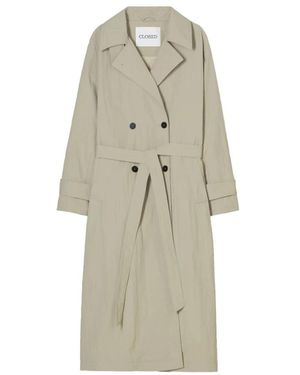 Closed Trench Coats - Neutro