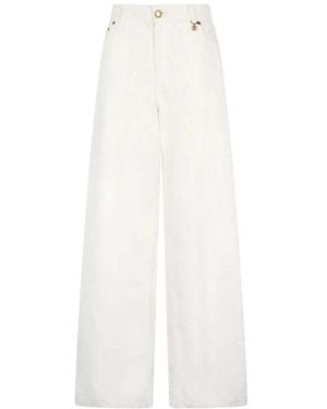Roberto Cavalli Wide Trousers - Bianco