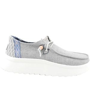 HEYDUDE Laced Shoes - Grey
