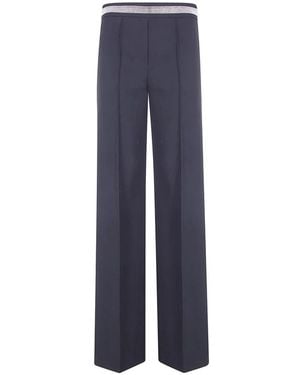 D.exterior Wide Trousers - Azul