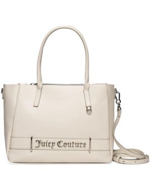 Juicy Couture Tassen ,Double Handle Pu String Tote Bag - Naturel