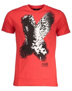 Roberto Cavalli T-Shirts - Red