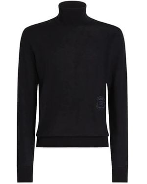 Dolce & Gabbana Turtlenecks - Negro
