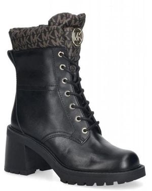 Michael Kors Lace-Up Boots - Negro
