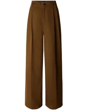 Soeur Wide Trousers - Marron