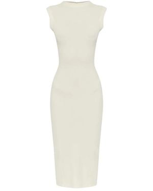 Jacquemus Kleedjes ,Alba Midi Jurk - Wit