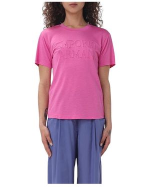 Emporio Armani T-Shirts - Purple