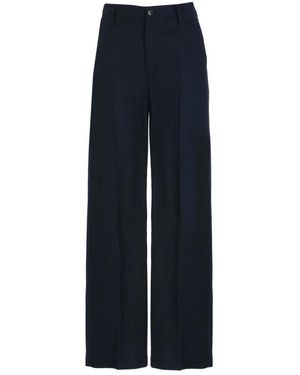 Woolrich Broeken ,Blauw ,Linnen Linnenmix Broek