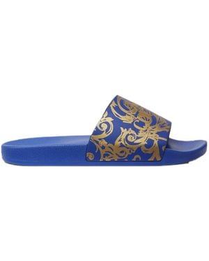 Versace Jeans Couture Sliders - Blue