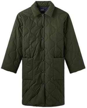 A.P.C. Manteau Sarah - Groen