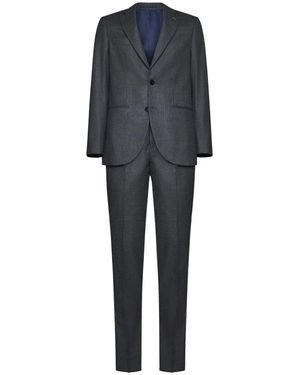 D4.0 Single Breasted Suits - Black