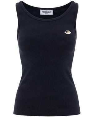 Fiorucci Sleeveless Tops - Blue