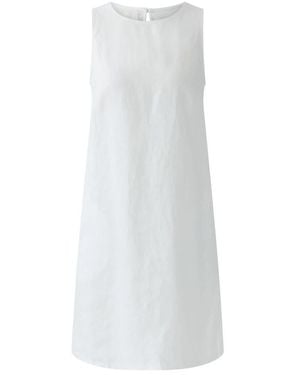 Ouí Linnen Patch Jurk - Wit