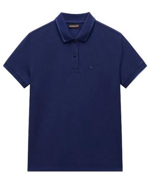 Napapijri Tops ,Blauw ,Katoen Polo Aurora