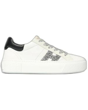 Hogan Crosswind H705 Plateau-Sneakers - Weiß