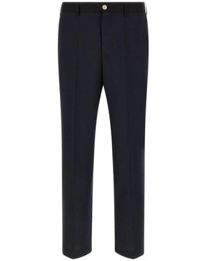 Marni Broeken ,Blauw ,Wol Tropicale Wollen Broek