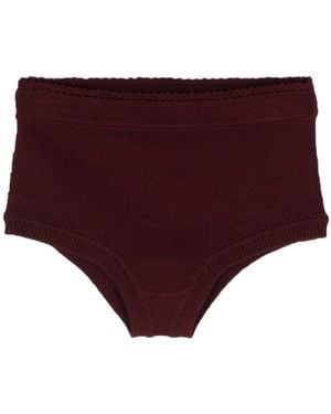 Dries Van Noten Short Shorts - Red