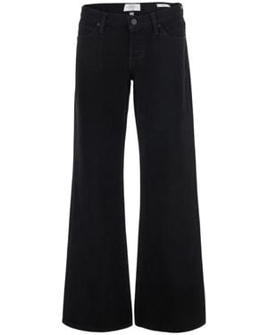 FRAME Wide Jeans - Negro