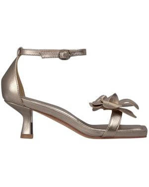 Alma En Pena. High Heel Sandals - Metallic