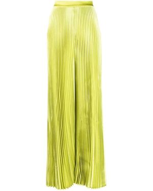 L'idée Grüne Plissierte Hose - Gelb