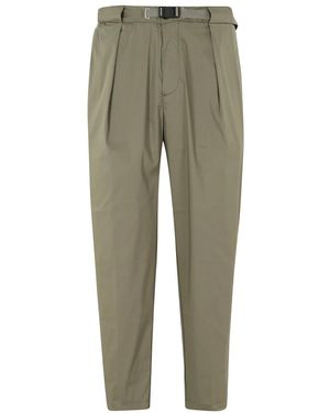 White Sand Straight Trousers - Green