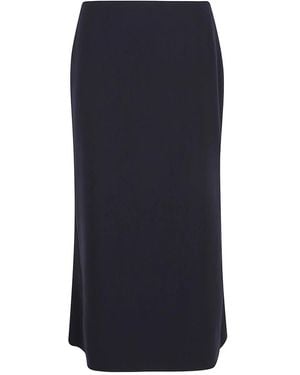 スカート VICTORIA BECKHAM NAVY BLUE SKIRT IN WOOL BLEND Victoria Beckham Navy blue skirt in wool blend | TheDoubleF