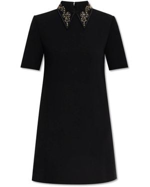 Versace Short Dresses - Black