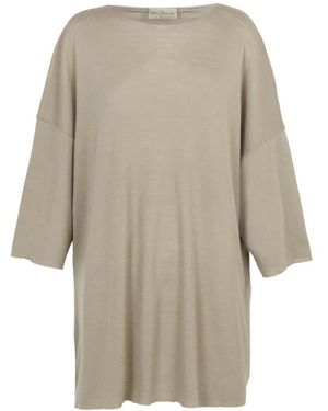 Cortana Oversized Tops - Natural