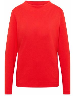Cecil Rundhals-Shirt - Rot