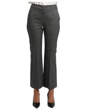 iBlues Cropped Trousers - Noir