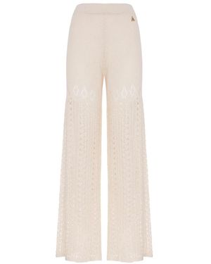 Akep Wide Trousers - Blanco