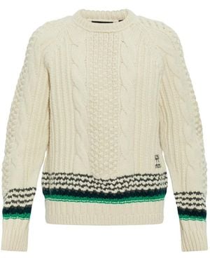 Lacoste Round-Neck Knitwear - Blanco